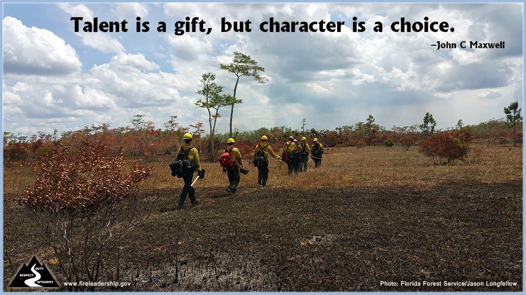 WFLeaders's tweet photo. Talent is a gift, but character is a choice. – John C Maxwell #fireleadership #character #WFLDP http://t.co/UpT0JSLo53