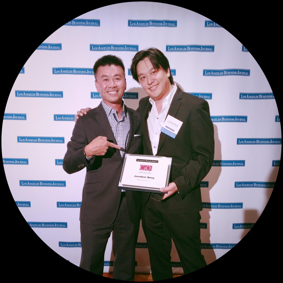 Allyance's tweet photo. A Big #Congrats to our client @Playboy #CIO Jonathan Wong for @LABJcommunity #CIOoftheYear nomination! #LABJCIO http://t.co/ZSWPhwKwej