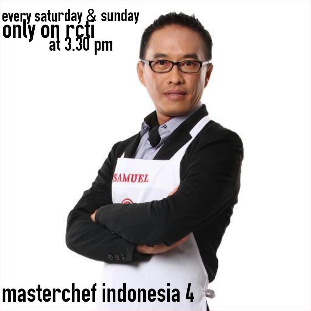 SamuelMCI4's tweet photo. Jangan lupa Sabtu &amp; Minggu ini ya jam 15.30wib di @OfficialRCTI tonton serunya @INAMasterChef yeees!! http://t.co/uTBzA8BzX2