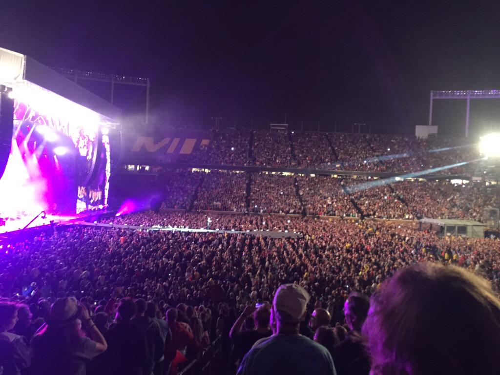 Me & 50000 others sang Happy Birthday 2 Charlie Watts 74 yrs old    