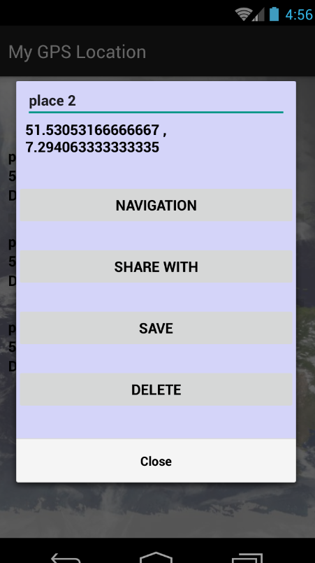 ufo127's tweet photo. Share your GPS Location with Friends.
Check my Android App "MyGPSLocation" on Playstore:
https://t.co/t2PXwLkSOc http://t.co/DQP9lCVVO4