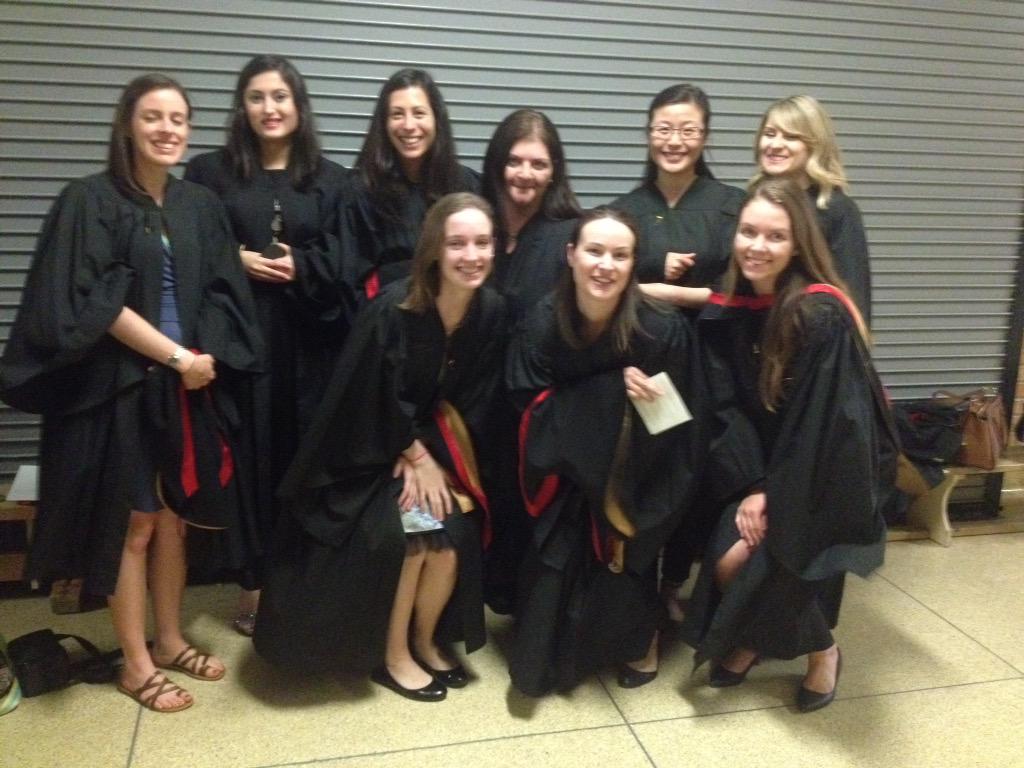 tammyfansa's tweet photo. A great day to convocate! Congrats to my fellow graduates! #mastersofnutrition @RyersonFCS http://t.co/2yZ7N8mRG9