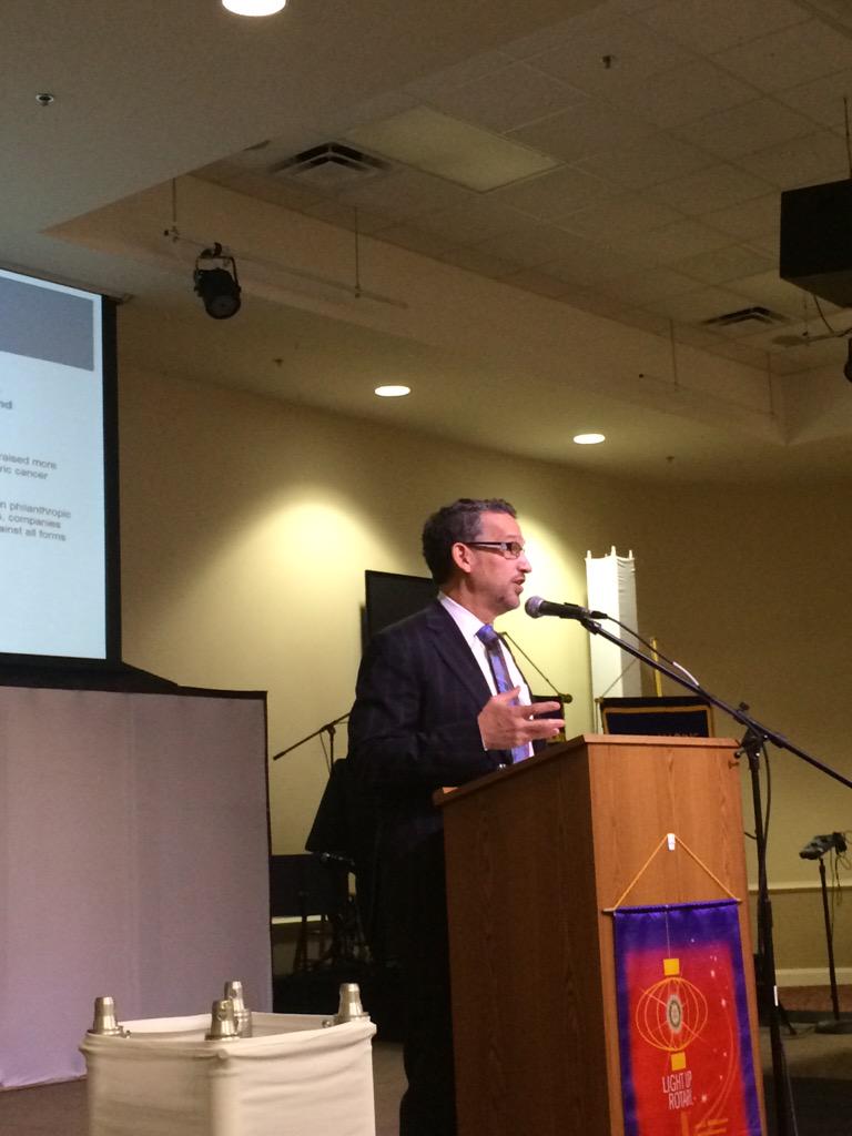 RotarySV's tweet photo. Today's guest speaker is Dan Lebish Exec. VP/COO @Aflac  Being a community partner &amp; putting people 1st #philanthropy http://t.co/I2Lb9zfkEv