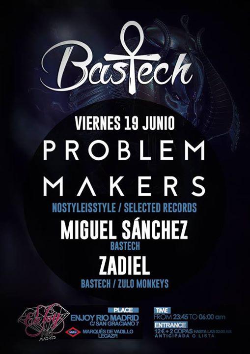 ProblemMakers's tweet photo. Volvemos a #Madrid, Viernes 19 #Bastech.
Siempre #techno. http://t.co/YRnrsnElq8