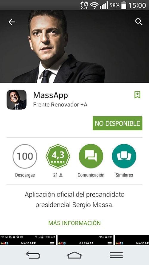 NaranjaPodrida_'s tweet photo. A @SergioMassa no solo se le bajan intendentes. Ahora también le dieron de baja el #MassApp  #BochornoTristisimo http://t.co/plunkrJHco