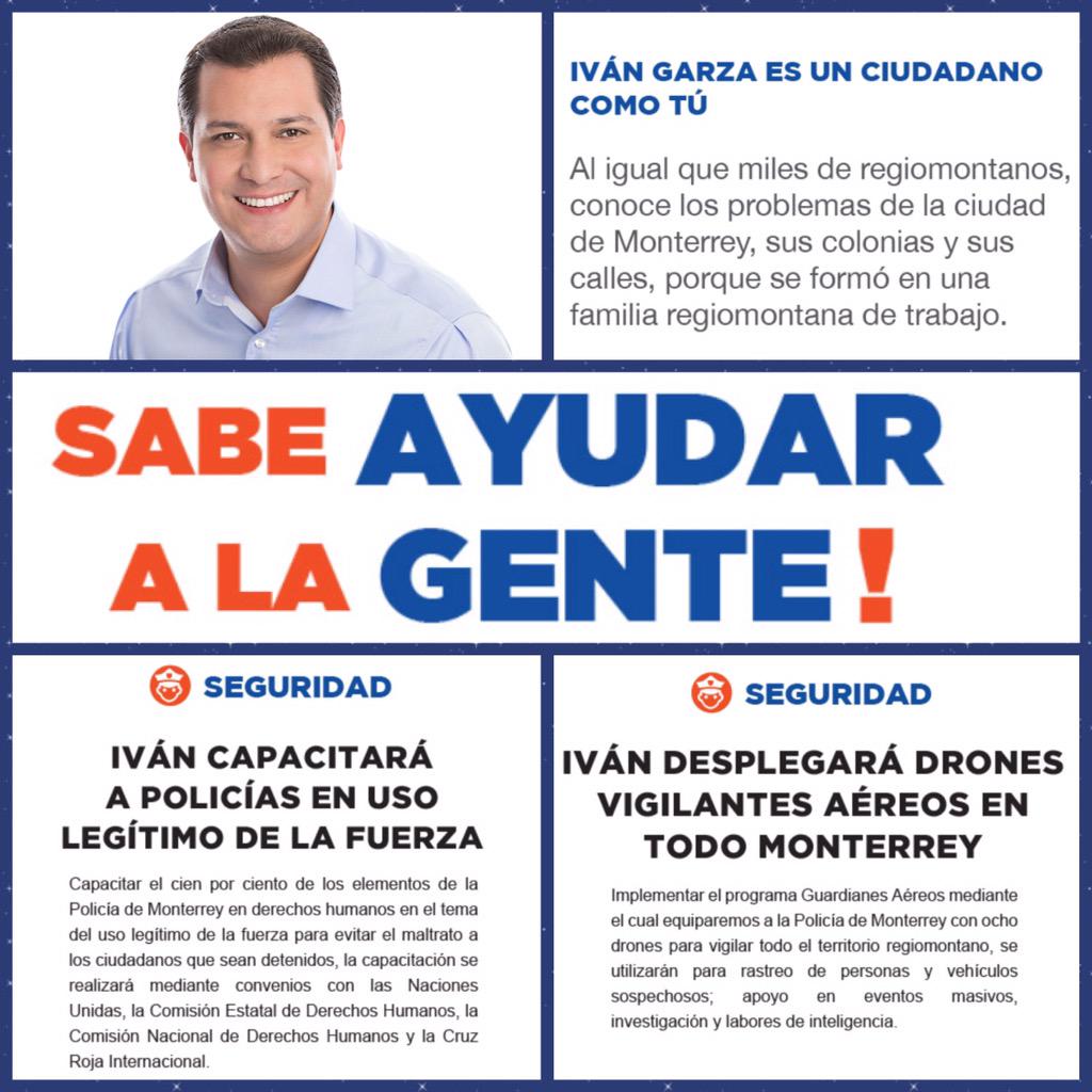 ambar_esv's tweet photo. Iván Garza tiene las mejores propuestas para #Monterrey 

Recuerda 7 de junio #VotaPAN #VotaIvan #IvanAlcalde http://t.co/8pyLGoHQ5X