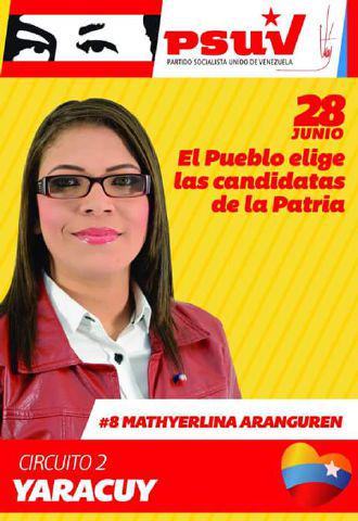 Mathyerlina's tweet photo. Este 28 de junio votamos #8 por las mujeres y la juventud revolucionaria pa la Asamblea! #Chavezvive http://t.co/UZocOY9i6f