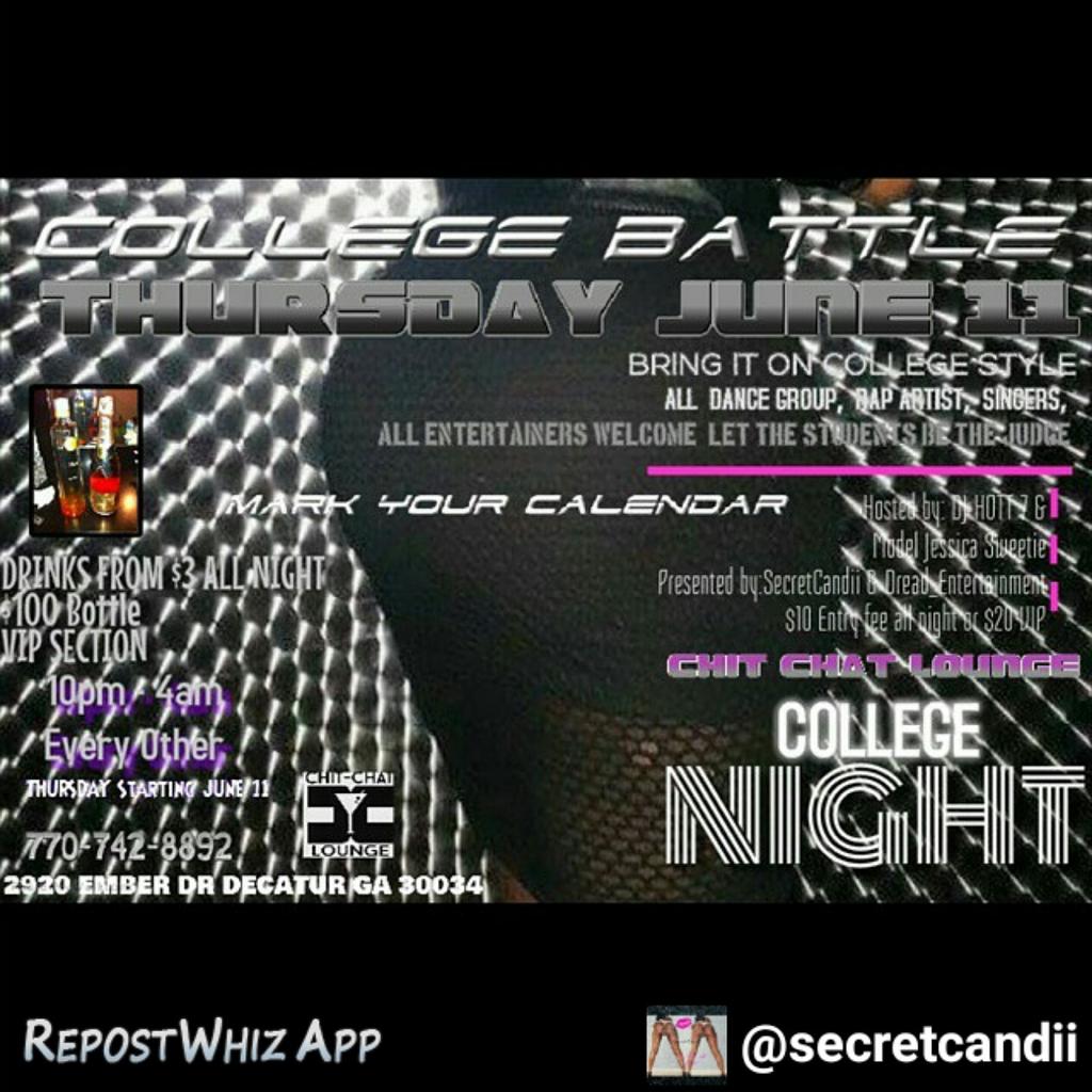 ATL AFTER HOURS SPOT on Twitter "1 week away from the hottest college battle out in Atlanta