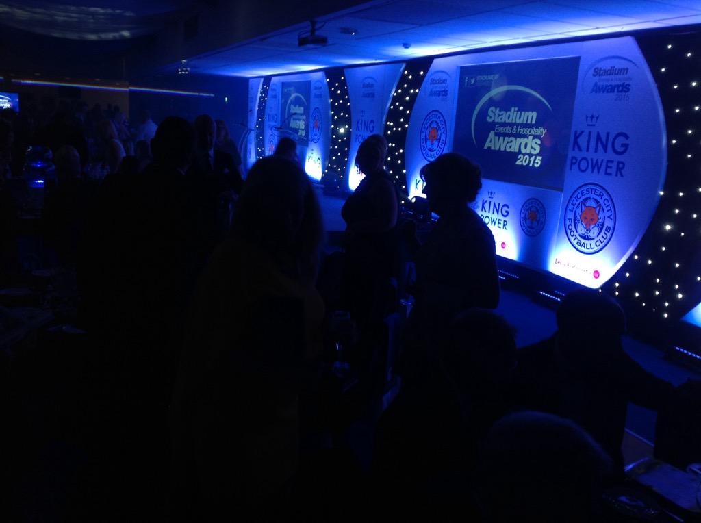 Are you ready? We are about to start the Stadium Events &amp; Hospitality Awards 2015! Good luck all! Tweet us #SEHA2015