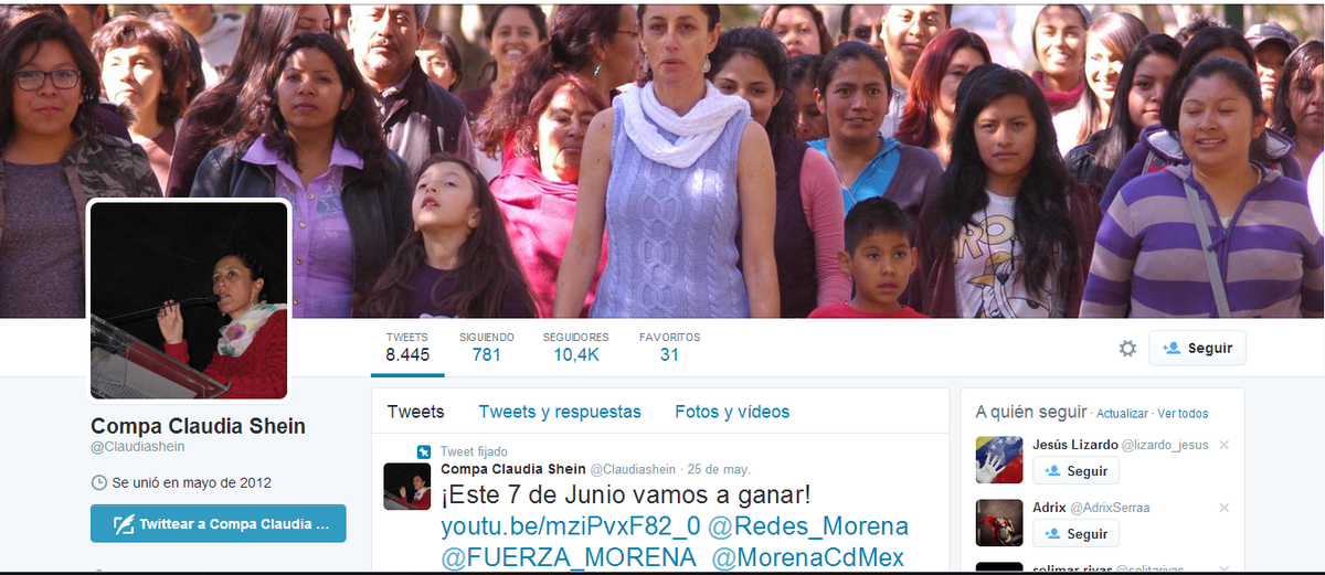 #DelitosElectorales no se pueden tener activas sus cuentas!! <a href="/Claudiashein/">Claudia Sheinbaum Pardo</a> ATENTOS!!! <a href="/INEMexico/">@INEMexico</a> @I_E_D_F