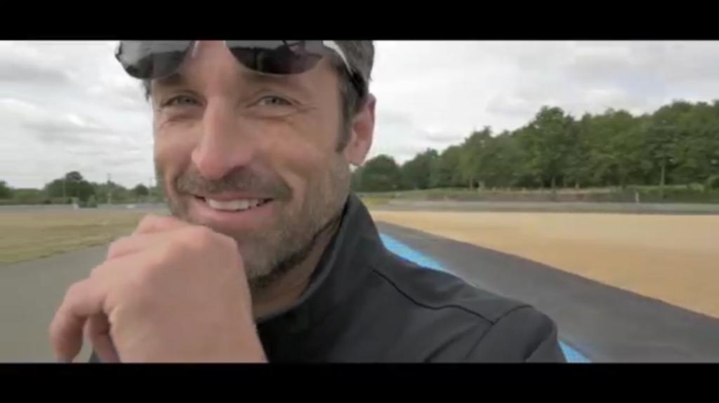 PennellAli's tweet photo. #ONTRACKWITH @PatrickDempsey #PatrickDempsey 😍 #LM24 https://t.co/ar8Gl221bu http://t.co/7gyfnlfV4p
