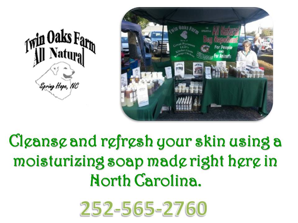TwinOaksFarmNC's tweet image. For a refreshing change - try our wonderful all natural soaps. Call for our product list.  #RefreshingSoap