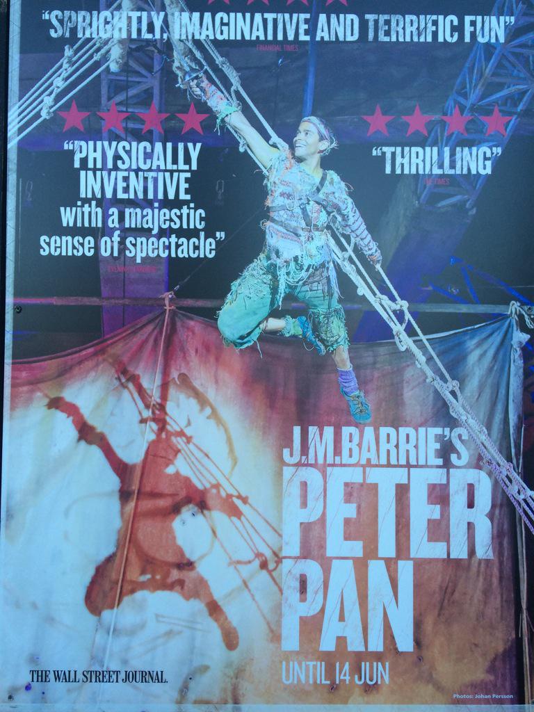 ElinePowell's tweet photo. Magic is real, Neverland exists at #RegentsPark starring my unbelievable talented friend Hiran! #PeterPan #goseenow http://t.co/95WoEJHKrQ