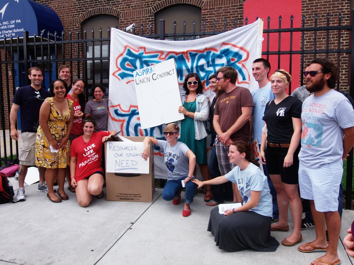 TheProspect's tweet image. The Uphill Battle of Unionizing a Philly Charter School, by @rmc031 bit.ly/1EYr4Ap