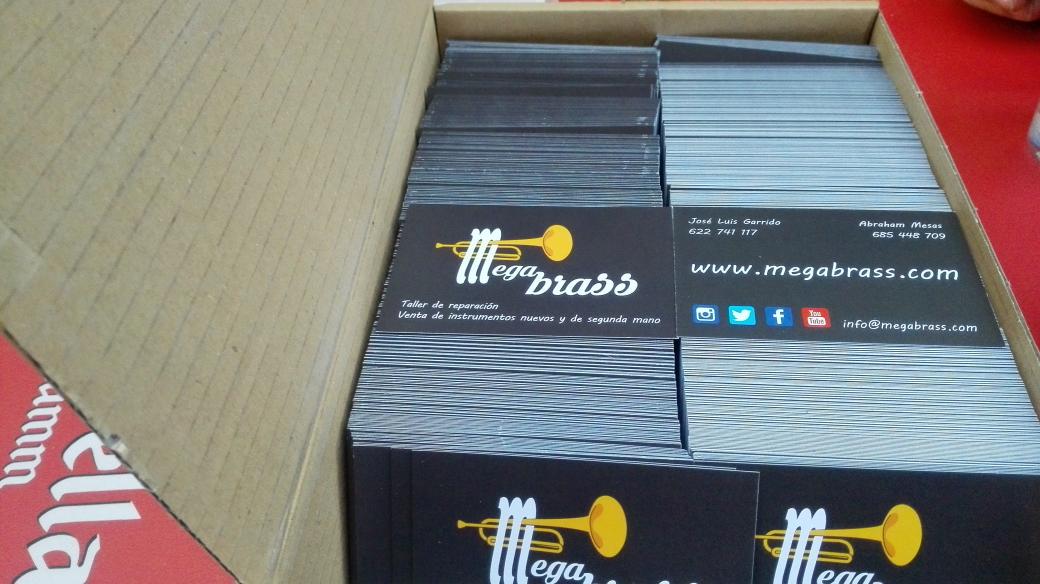 MegaBrass's tweet photo. Ya están aquí las tarjetas de MegaBrass!!! Poco a poco todo se consigue! http://t.co/GLCazmexRV