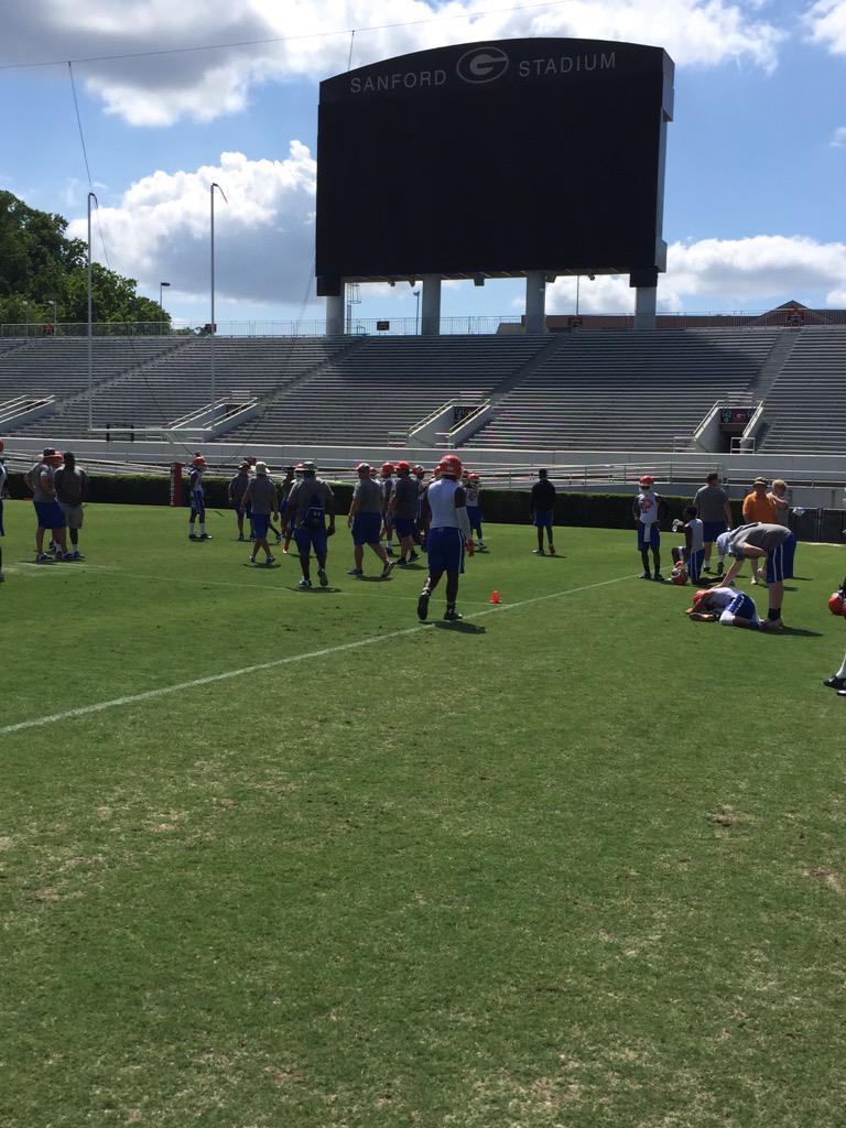 ParkviewAD's tweet image. Parkview and Grayson about to play in Sanford Stadium. How cool is that?