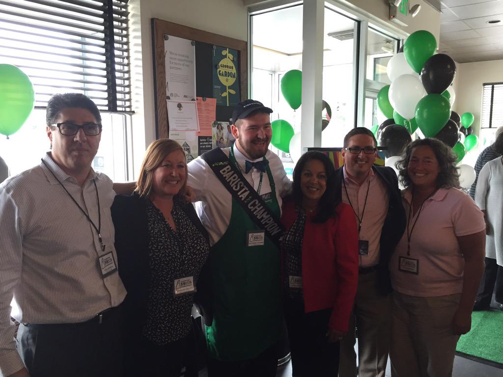 mike_p_rose's tweet photo. Matthew from Yardley in A71! Have fun on your Seattle experience trip! #starbuckschampion #sbuxmatl #sbuxfunin71 http://t.co/uq8KqAF87u
