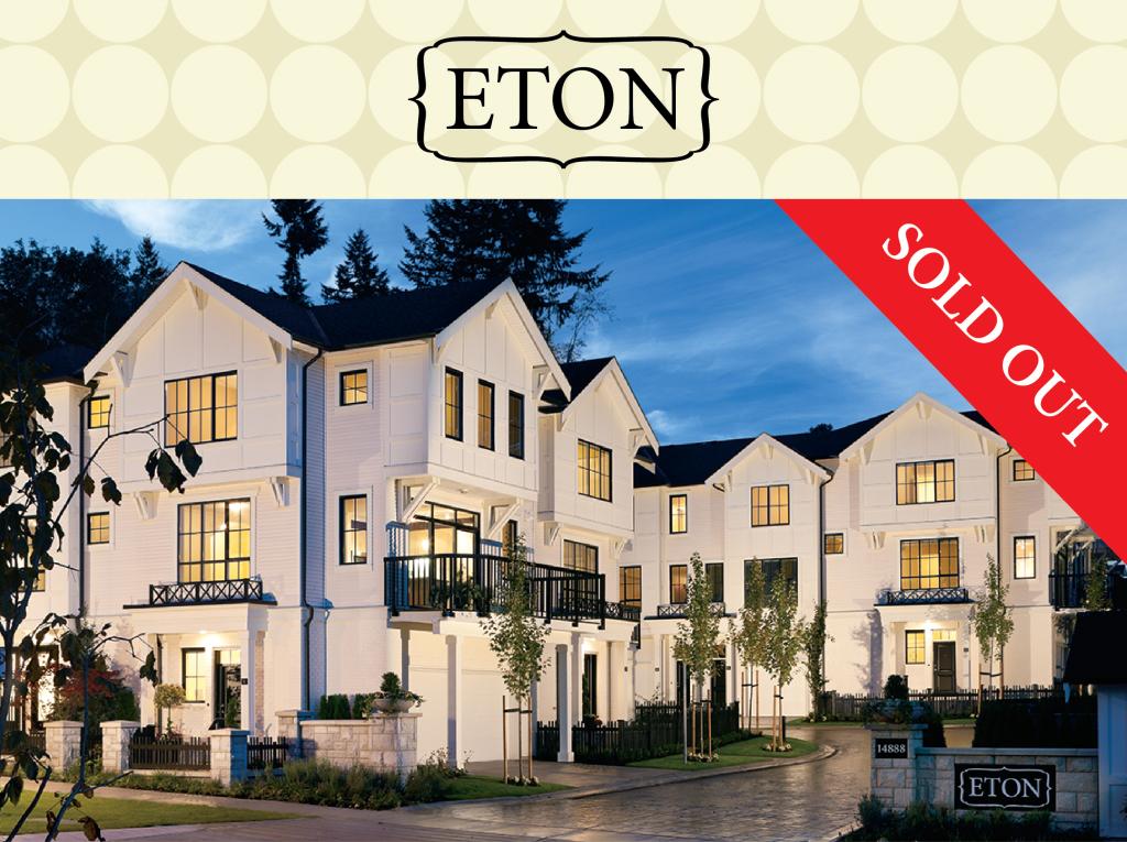 We're so pleased to announce that Eton is now Sold Out! etonliving.com/eton-is-now-so… #vanRE #SurreyBC