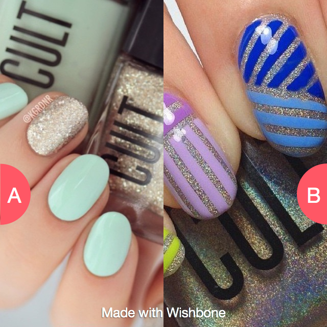 CultCosmetics's tweet photo. Which manicure is more stylish?
#Comment2Vote! @WishboneApp​ http://t.co/P36zq4Ec5b http://t.co/ZS2HnYUbRN