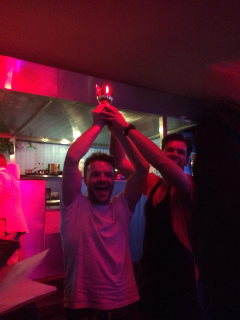 SO the WINNER of the 2015 #SliderDecider is Adam Rawson, @pachamama_ldn !!! Thanks to <a href="/thegundocklands/">The Gun</a> &amp; <a href="/RocheCom/">Roche Communications</a> 😄