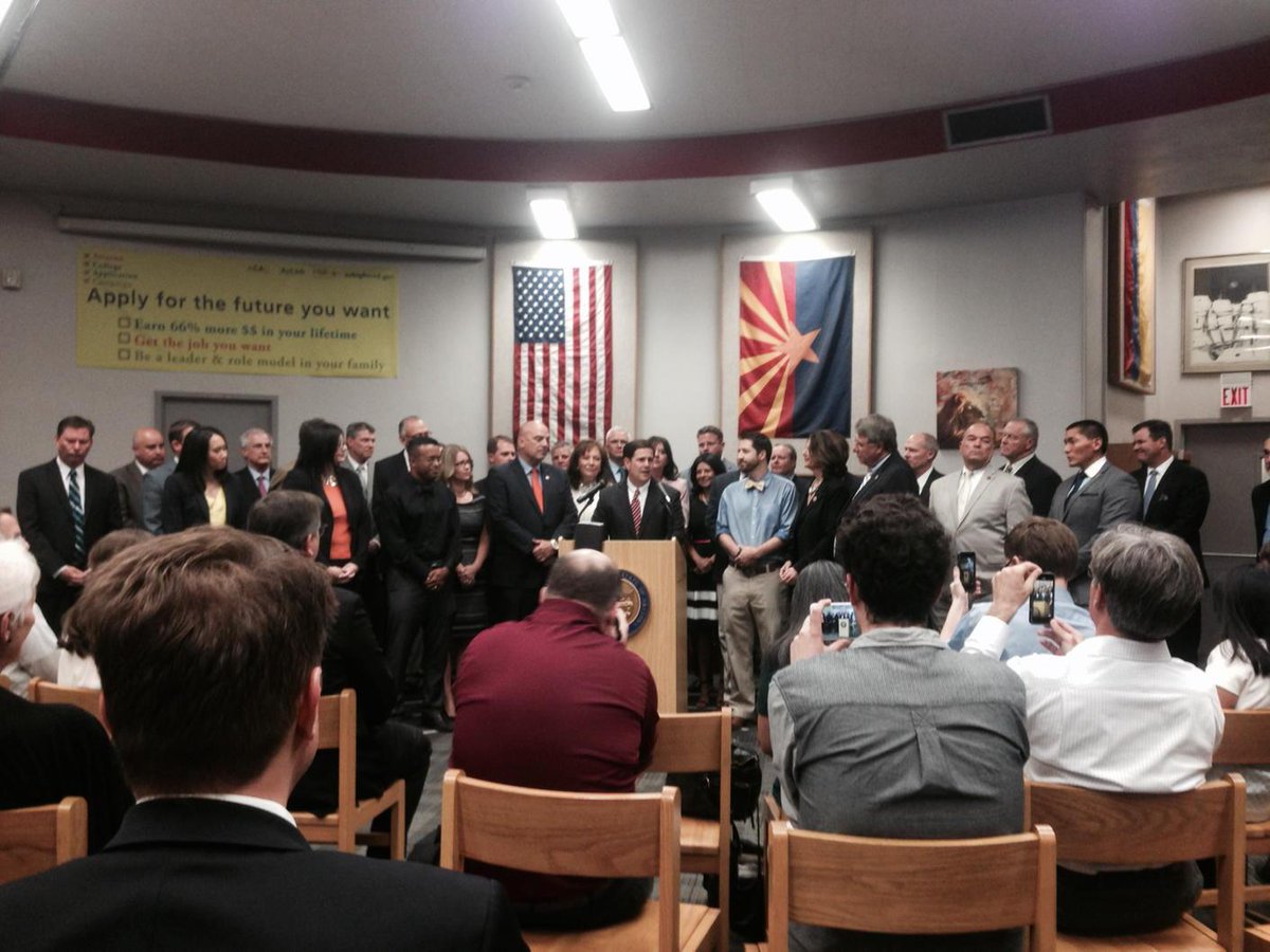 AZChamber's tweet image. Gov. @dougducey announces his fiscally sound, responsible plan to get more resources to public schools #AZFuture