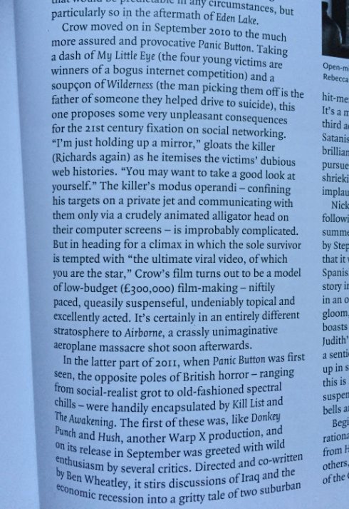 MovieMogulLtd's tweet photo. Great to see #PanicButtonMovie mentioned in English Gothic: classic horror cinema 1897-2015 @Chris___Crow http://t.co/UBVw6pwQVJ