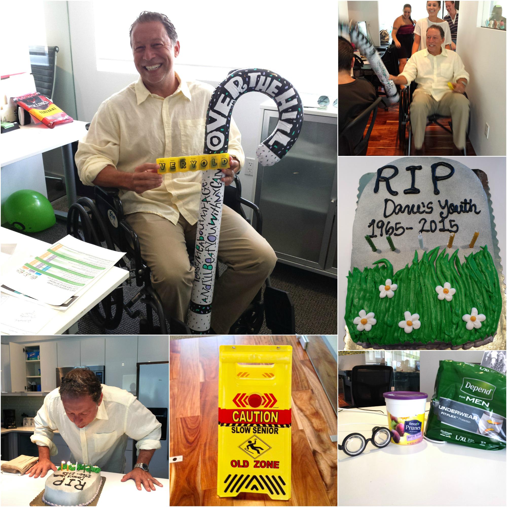 As the late Joan Rivers said, Looking 50 is great if you re 60. Happy Birthday, Dave. May your youth rest in peace. 