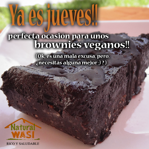 Naturalwasi's tweet photo. :) http://t.co/rgONqj1gZv #BrownieVegano #Vegano #ChocolateVegano #SinTacc http://t.co/5iC3SZte9I