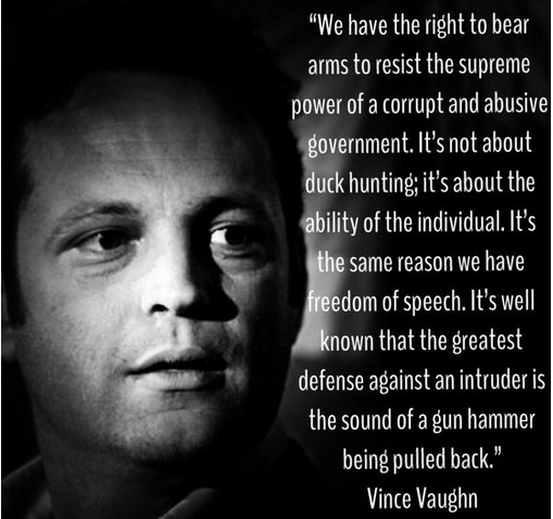 LibertarianWing's tweet photo. Preach it, Vince Vaughn! http://t.co/YaXPdQ3ogy