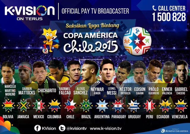 KompasTV's tweet photo. Satu jam lagi, nntn pertandingan beserta ulasan pemain @CA2015 di @BolaIndonesia12 @kvisiontv #CopaKVision http://t.co/arfZ8QaTKs