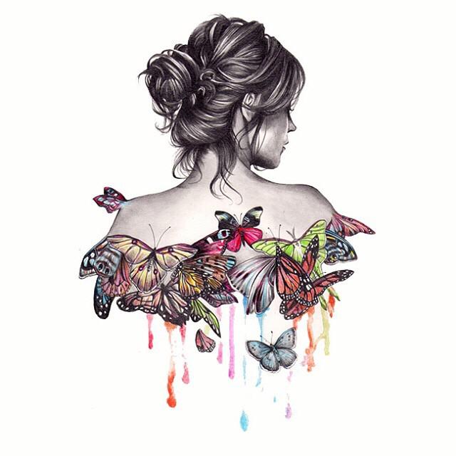 RaveNectar's tweet photo. Lovely drawing and watercolor painting by Kate Powell! #ravenectar #drawing #katepowell #watercolor #watercolour #p⦠http://t.co/A5A02nwdzA