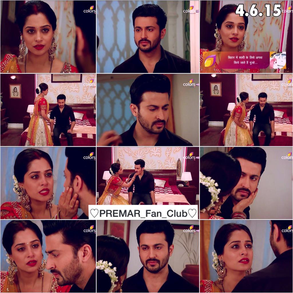 PremarFan's tweet photo. #Prem &amp; #Simar scenes #Premar #SSK @ColorsTV @DheerajDhoopar @dipika_samson #6June2015 pt2 http://t.co/Pz9gwYuI7S