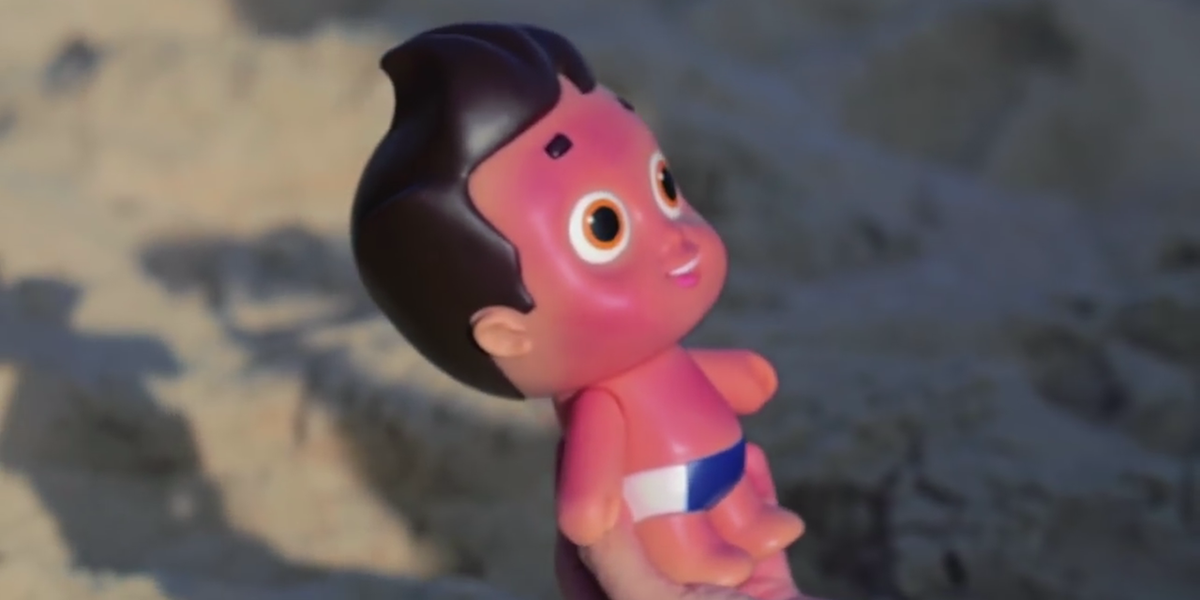 Adweek's tweet photo. Nivea created a doll that gets sunburned to teach kids about the importance of sunscreen: http://t.co/DaUy02WoS2 http://t.co/cz9H6IMZlq