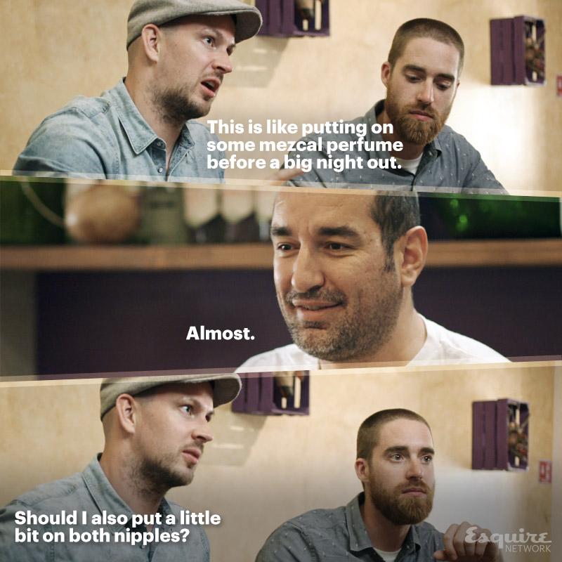 What else would you do with mezcal? Catch up on last night's episode with <a href="/BajaBrewing/">Baja Brewing</a> here. esq.tv/1H5LygM