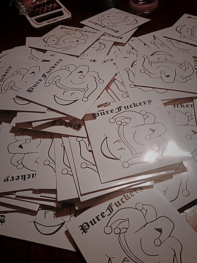 GetTheFuckers's tweet photo. Guess what #Fuckers ! Our CD's finally came in! #PureFuckeryMixtape http://t.co/JF4smGuvrg