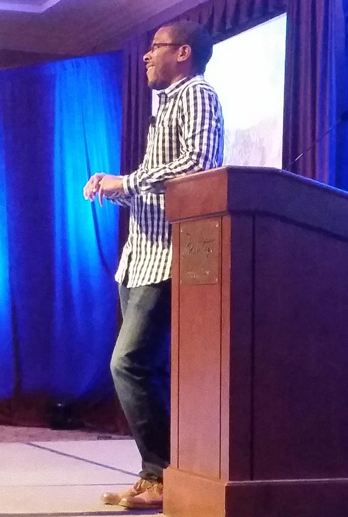the_clair_jones's tweet photo. "What Google changed yesterday has nothing to do w/ your ability to be an advocate for your customers." #confluence15 http://t.co/J9NJybj8Cv