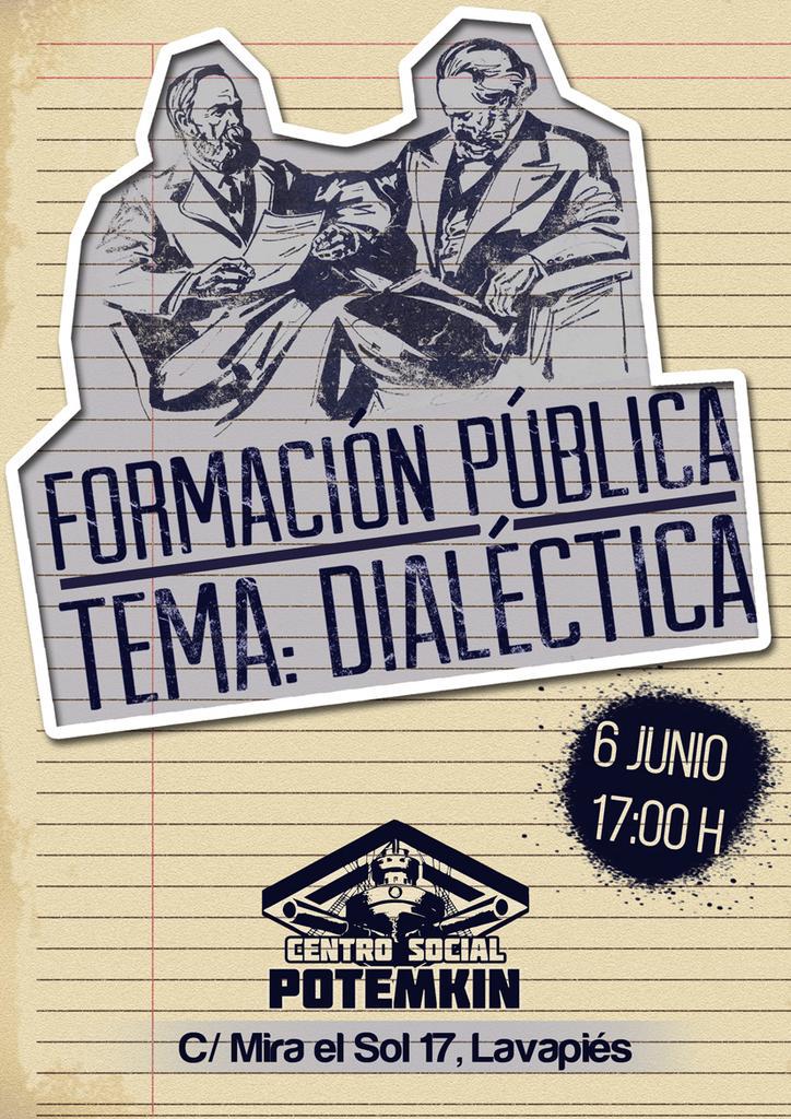 Este sábado pásate a los actos: Formación sobre dialéctica y presentación de la caravana de Banda Bassotti.
