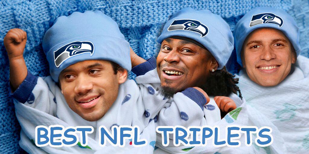 NFL's tweet image. NFL's BEST Triplets (via @Dameshek):

1. @Steelers
2. @Packers
3. @Seahawks
4. @Colts
5-32. at.nfl.com/hyqED7w