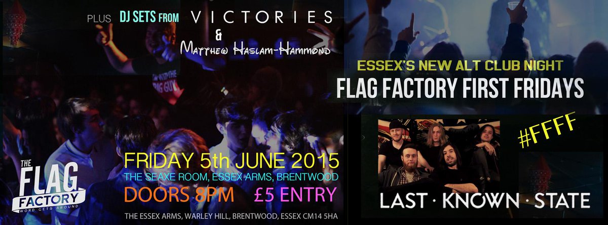 Starts tomorrow night  - checkout the promo video #Brentwood #EssexArms #FlagFactory #FFF youtube.com/watch?v=rWaWZ8…