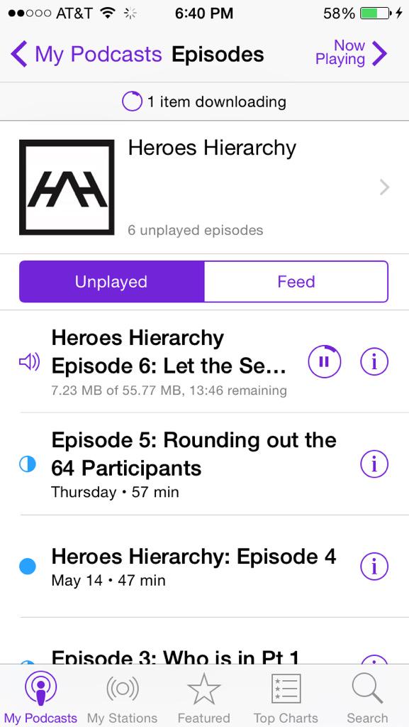 FlashBangAudio's tweet image. #FlashBangAudio presents #HeroesHierarchy. Check us out on #iTunes! This is a #fictional #tournament of champions!