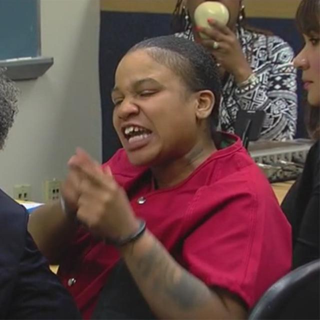 ABC7NY's tweet photo. Mother accused of slaying two of her children yelled in court that she killed them: http://t.co/ZYYUG4UaS6 http://t.co/YNhknFUGYU