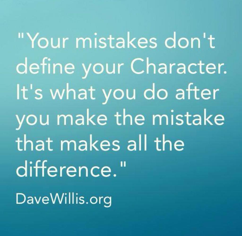 Wright Thurston on Twitter: "Your Mistakes Don't Define