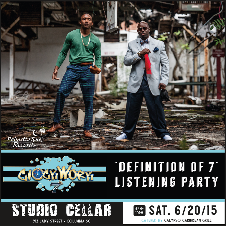WeConnectedProd's tweet photo. Listening Party! June 20 from 6-10pm @StudioCellarSC @columbiasc @Clockwork7 #StudioCellar #Clockwork7 #DefinitionOf7 http://t.co/YwnQcgB394
