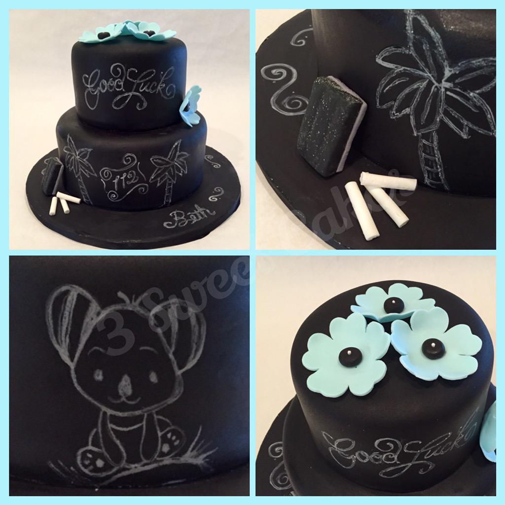 Retirement cake I made for my sisters mother in law. Her school mascot was the koala so I added him to the back:)🐨