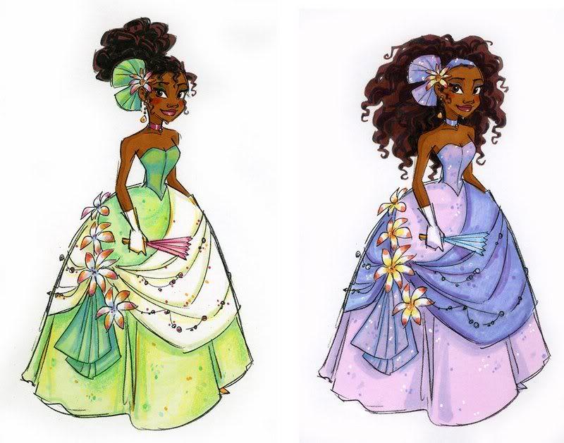 candyelijahh's tweet image. Original The Princess and the Frog concept art. Tiana was originally named Maddy.