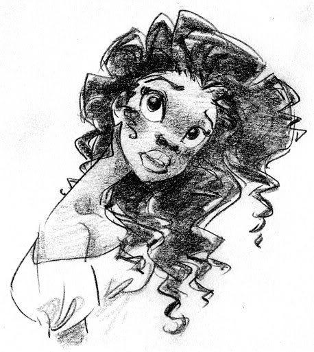 candyelijahh's tweet image. Original The Princess and the Frog concept art. Tiana was originally named Maddy.
