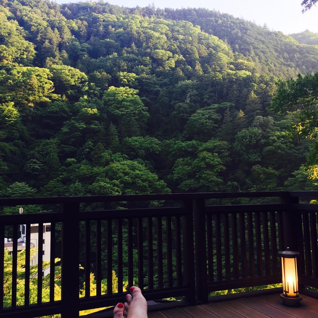 jenproc's tweet image. Day 3- 3:30am wake up, rode a broomstick, ate a raw egg and soaked in a natural hot spring.