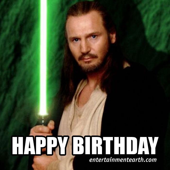 Happy 63rd Birthday to Liam Neeson of Star Wars ! Shop Collectibles:  