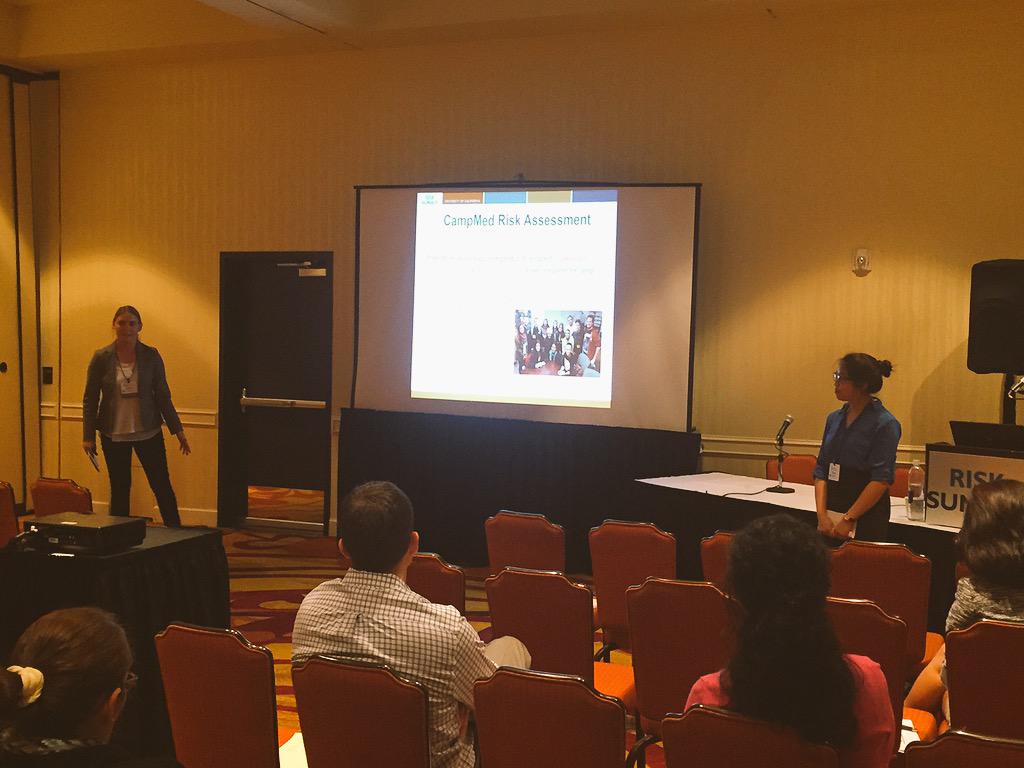 CampMed at UCI presenting at #RISKSUMMIT