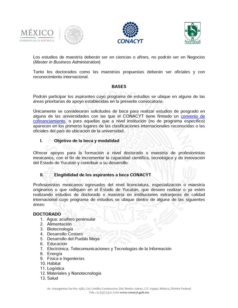 GobYucatan's tweet photo. ¿Te interesa alguna beca de posgrado en el extranjero? Informes: 9-38-04-00 y 9-38-04-51 o concytey@yucatan.gob.mx http://t.co/pnIsDnSL1e